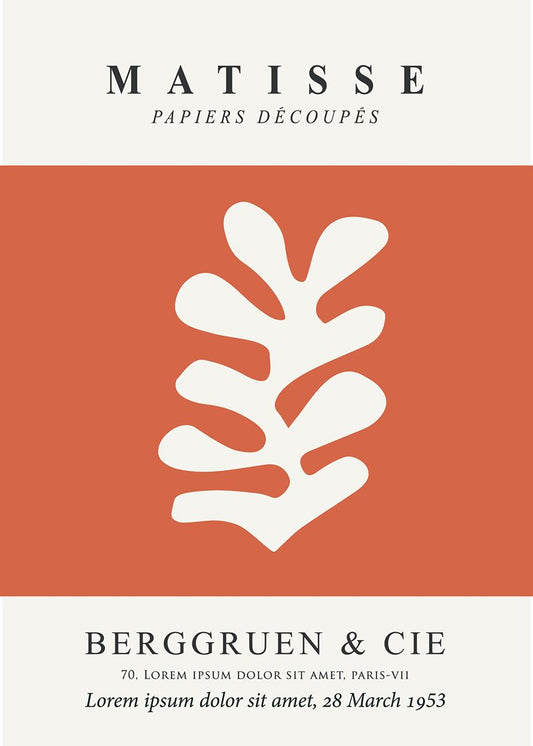 Coral Abstrato – Laranja