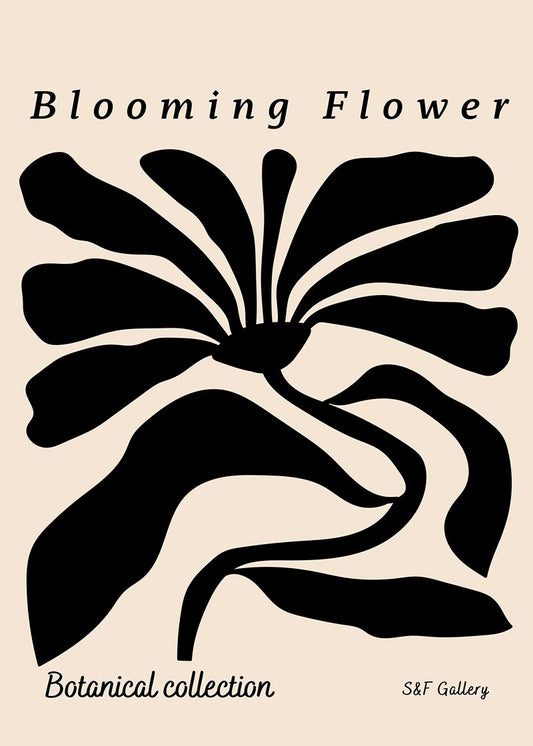 Flor em Preto – Botanical Collection